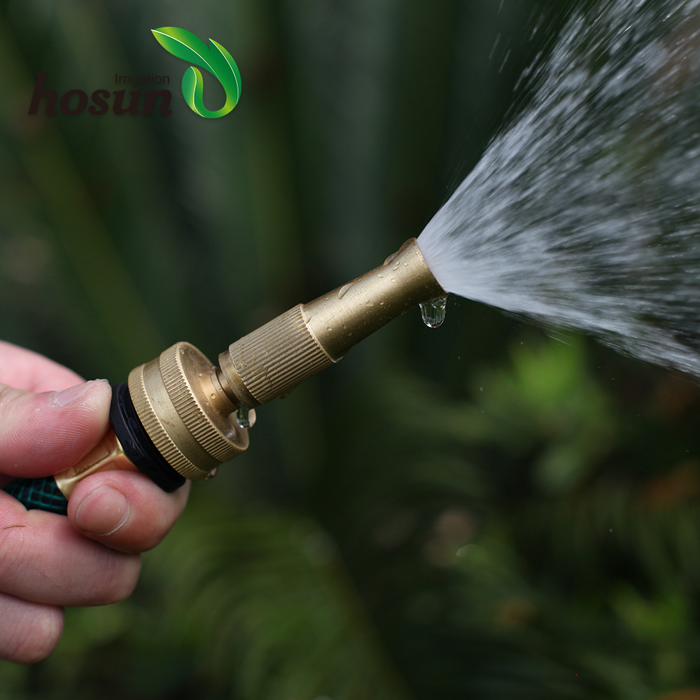 Gold supplier steam lighter aluminum sprayer fog jet garden hose water spray copper brass mist nozzle