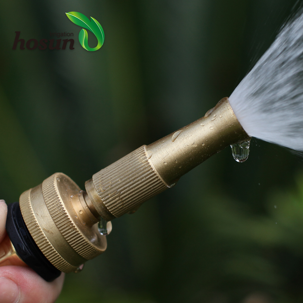 Gold supplier steam lighter aluminum sprayer fog jet garden hose water spray copper brass mist nozzle