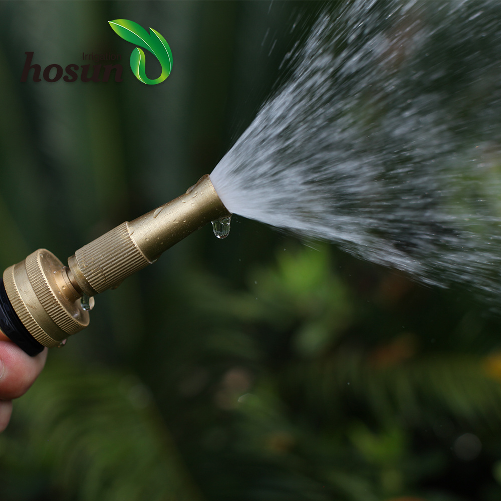 Gold supplier steam lighter aluminum sprayer fog jet garden hose water spray copper brass mist nozzle