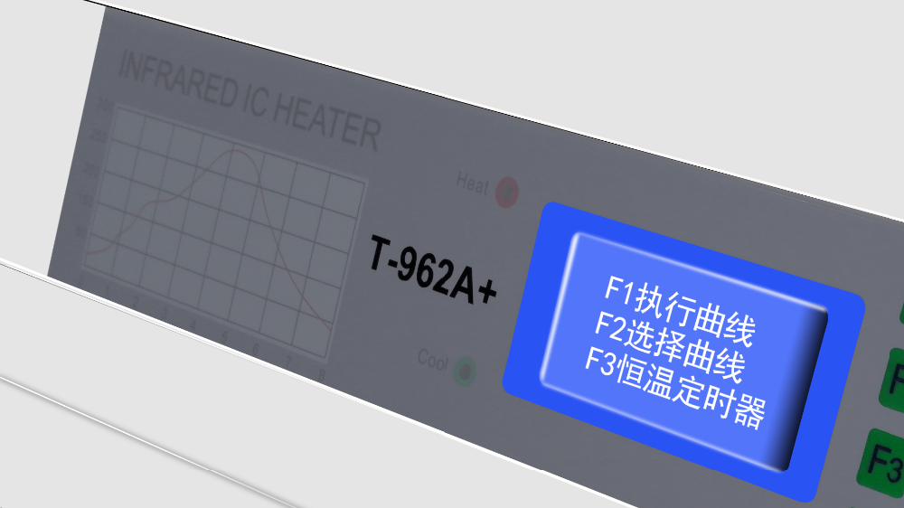 HECAN Benchtop Mini SMT Reflow Oven T962A+ Portable Reflow Oven Machine