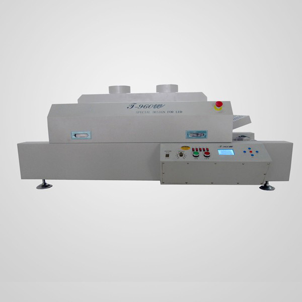 HECAN Mini SMT Reflow Oven T-960W coveyor reflow oven channel Hot air reflow machine