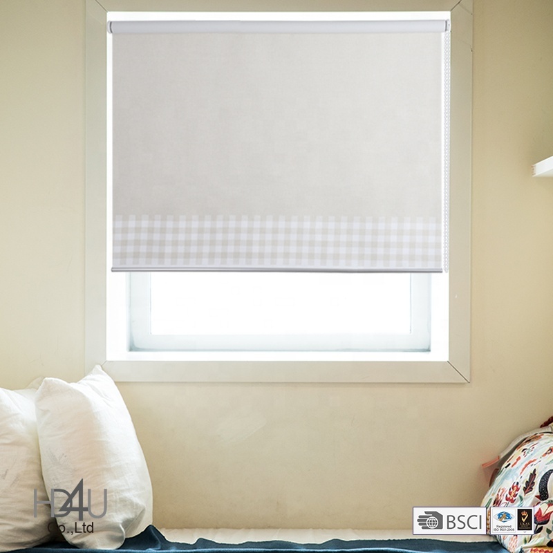 Modern Style blackout printing  roller blinds fabric for window bathroom  blinds