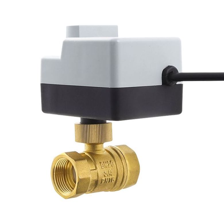 fan coil DN20 2way brass High Quality three wire 2 control Electric Ball Valve