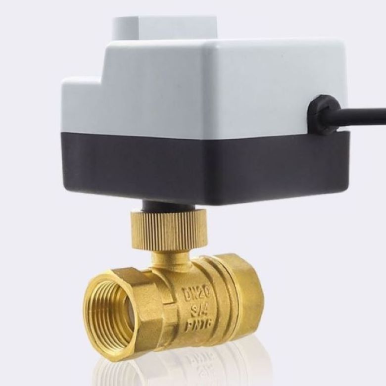 fan coil DN20 2way brass High Quality three wire 2 control Electric Ball Valve