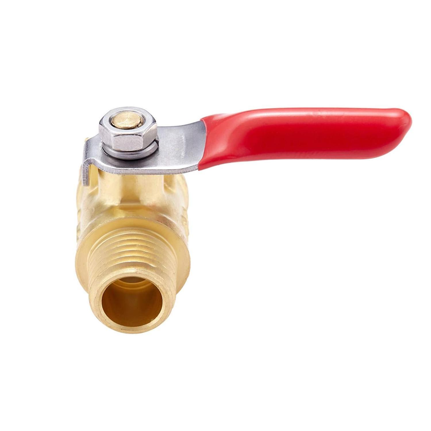 Brass Water Mini Ball Valve Shut Off Switch, 1/4