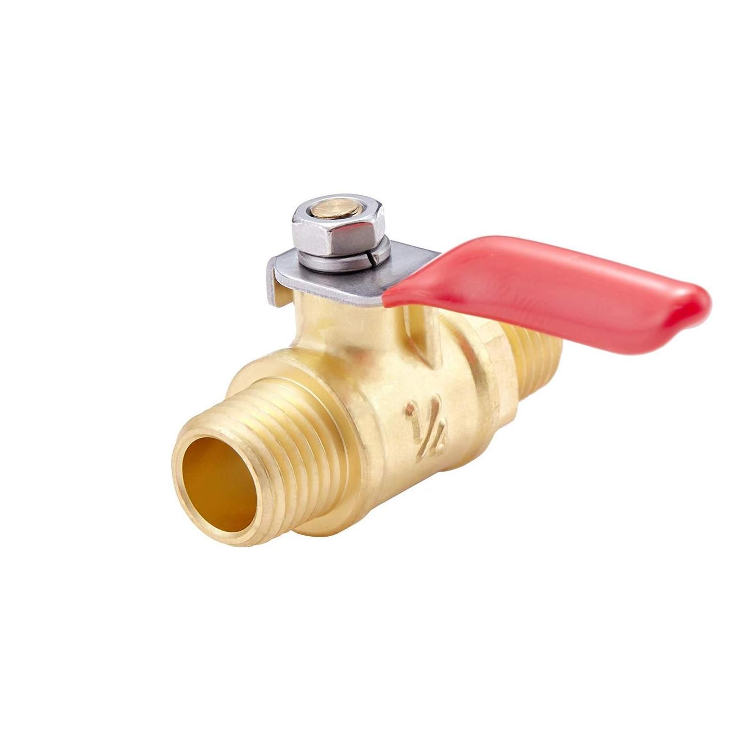 Brass Water Mini Ball Valve Shut Off Switch, 1/4