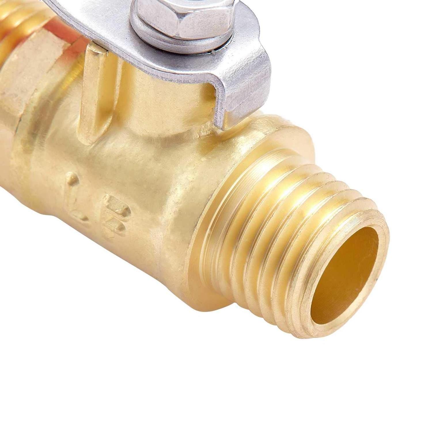 Brass Water Mini Ball Valve Shut Off Switch, 1/4