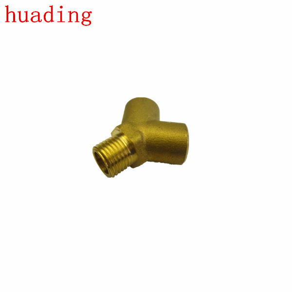 brass y-type fitting ,y shaped three way copper fitting