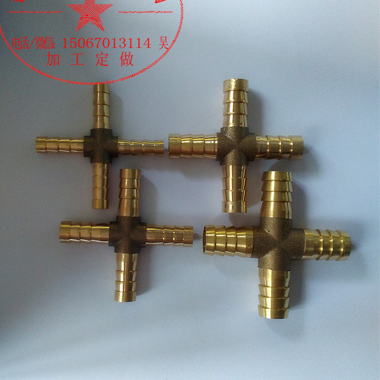 brass y hose pipe connector / y barb fitting /y connector