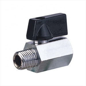 safety  hydraulic 2 in 1 valve quick connect brass  ball valve parts sphere mini male/female ball valve