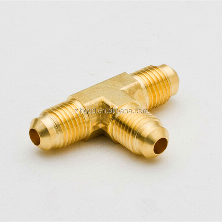 hydraulic joint , brass flare nipple for copper pipe , flare fitting