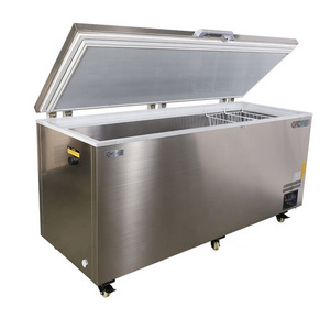 -65 Degree Horizontal Low Temperature Stainless Steel Deep Freezer Sales