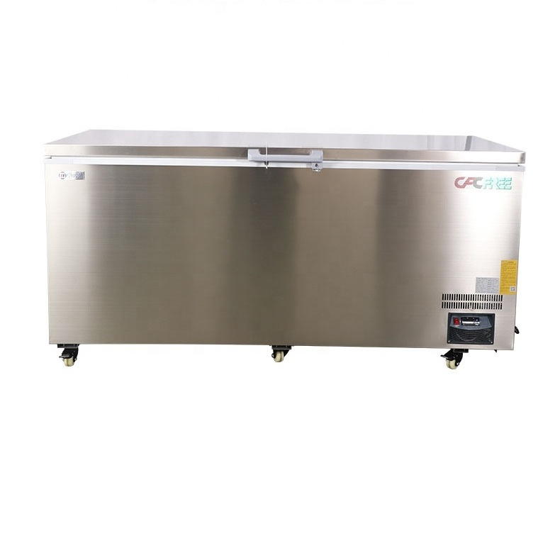 -65 Degree Horizontal Low Temperature Stainless Steel Deep Freezer Sales