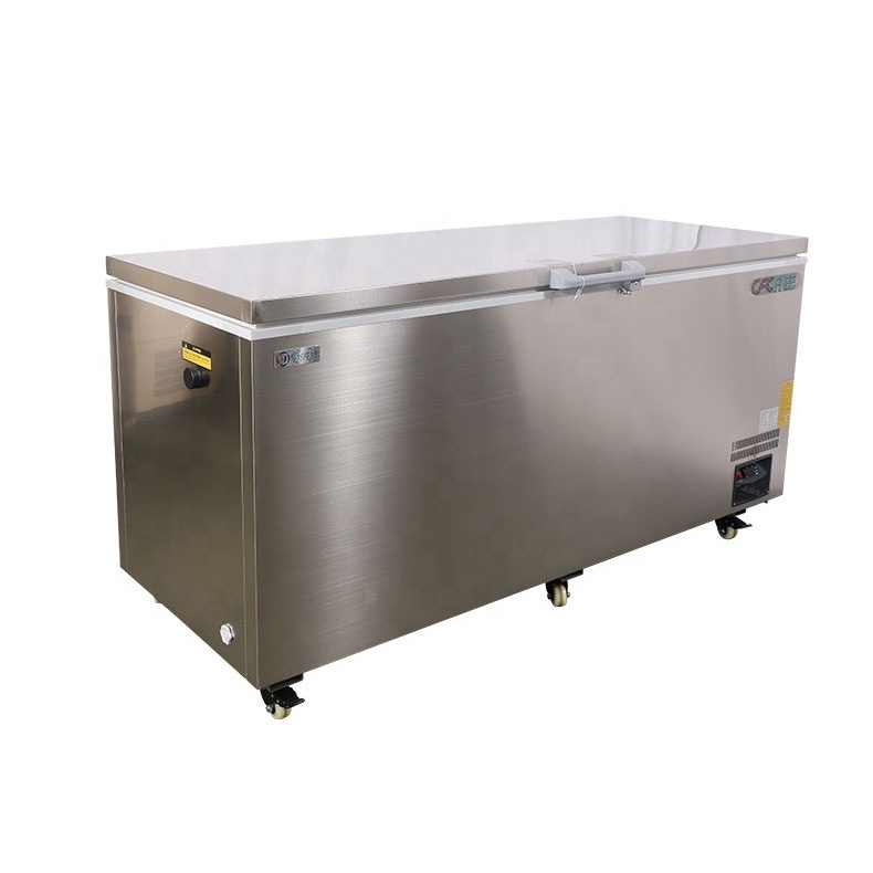 -65 Degree Horizontal Low Temperature Stainless Steel Deep Freezer Sales