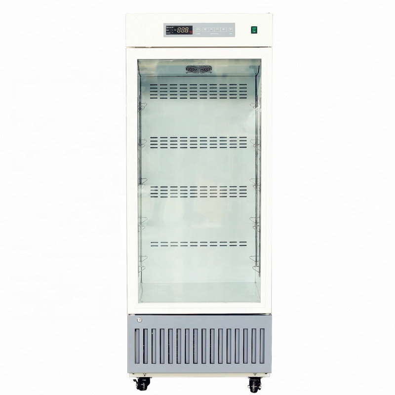 Mini Medical Freezer 100L Vaccine Fridge 2-8 Lab Using Glass Door