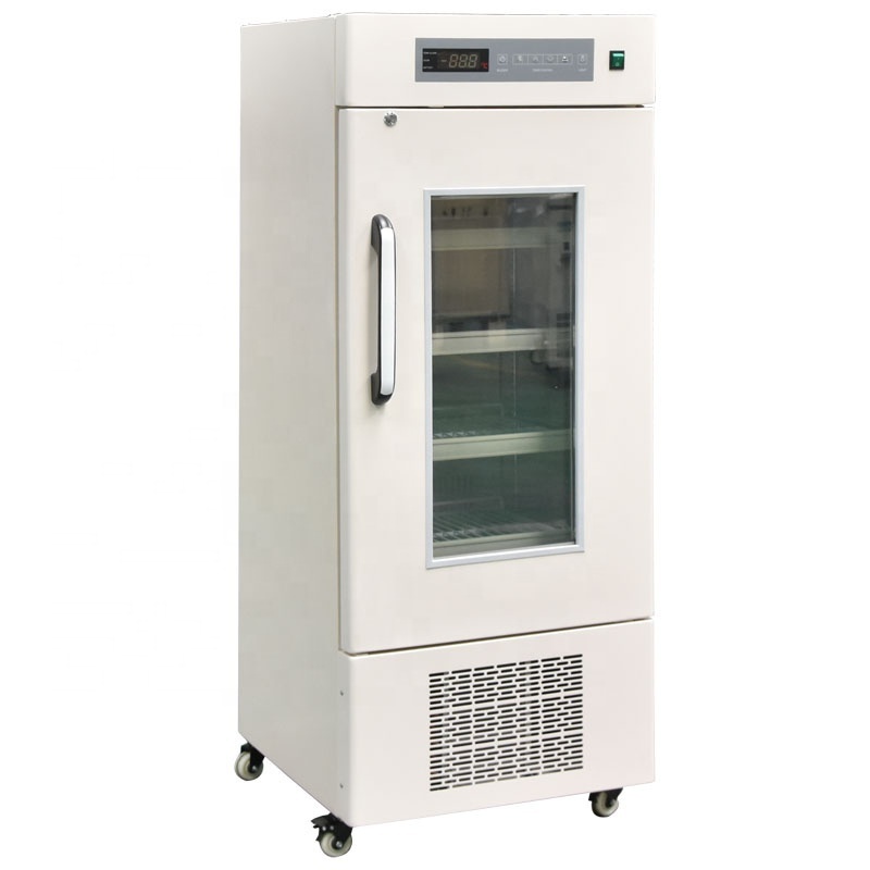 Mini Medical Freezer 100L Vaccine Fridge 2-8 Lab Using Glass Door