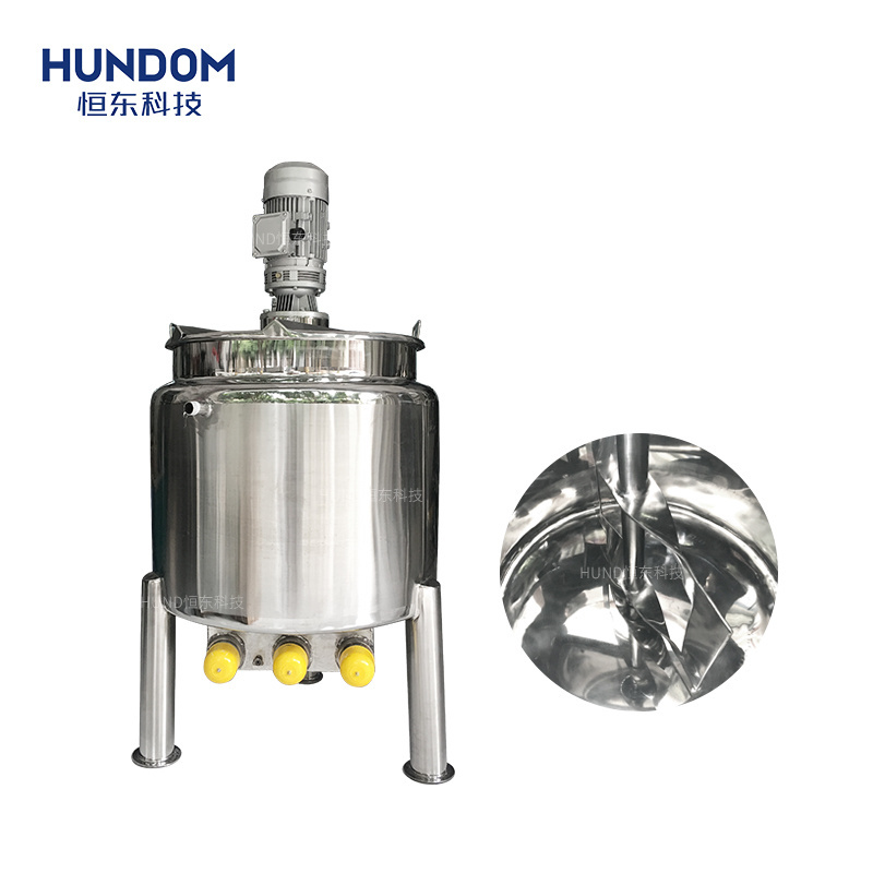 Factory price food grade 500 liter high speed homogenizer emulsion mixer cream syrup chocolate melt mixing tank