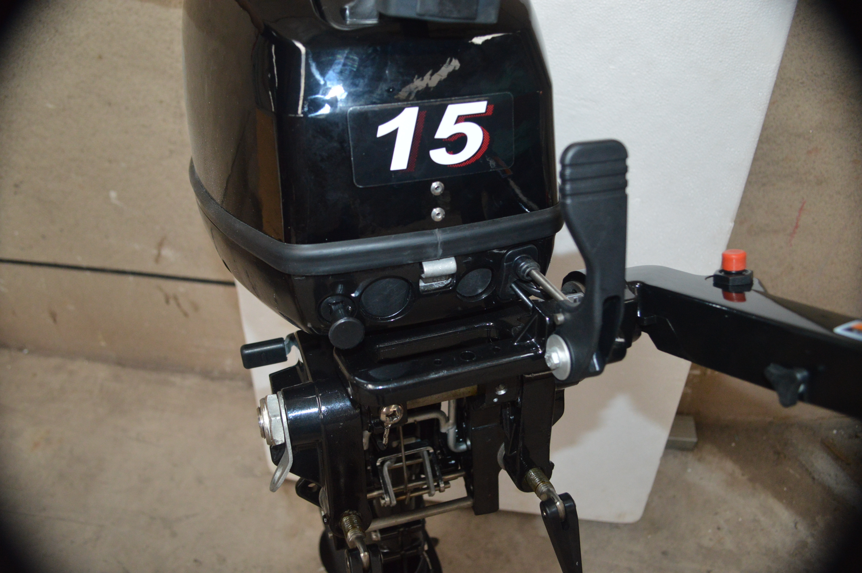 Outboard Motor 2 STROKE Electric Start 15hp Outboard Engine Long Shaft 15 Hp 2 Stroke Outboard Short Shaft Gasoline 24L