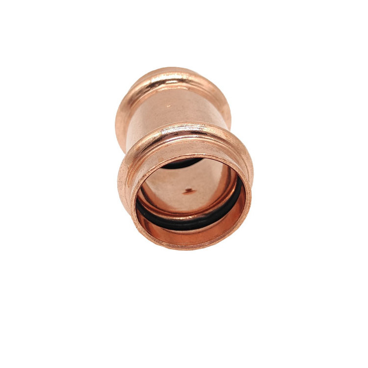 Copper press pipe stop end plumbing pipe fitting AS 3688 Australia standard Watermark certificate for water / gas connector