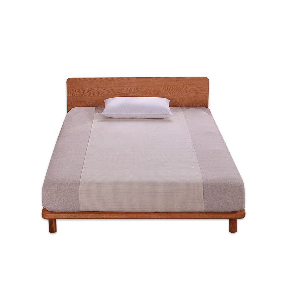 EARTHING Half bed Sheet Silver Antimicrobial Fabric Conductive Grounding Cotton and Silver Not includes pillow case