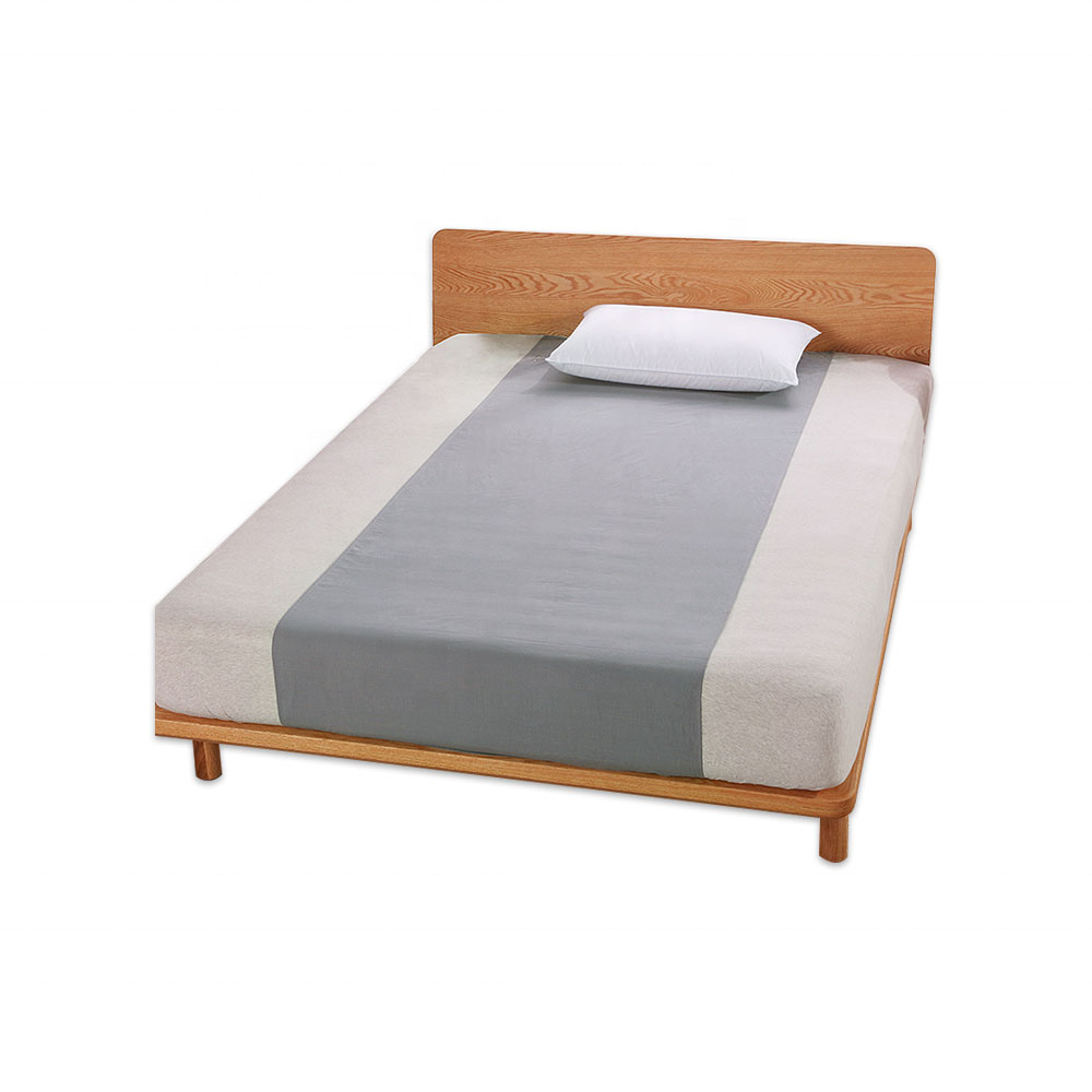 EARTHING Half bed Sheet Silver Antimicrobial Fabric Conductive Grounding Cotton and Silver Not includes pillow case