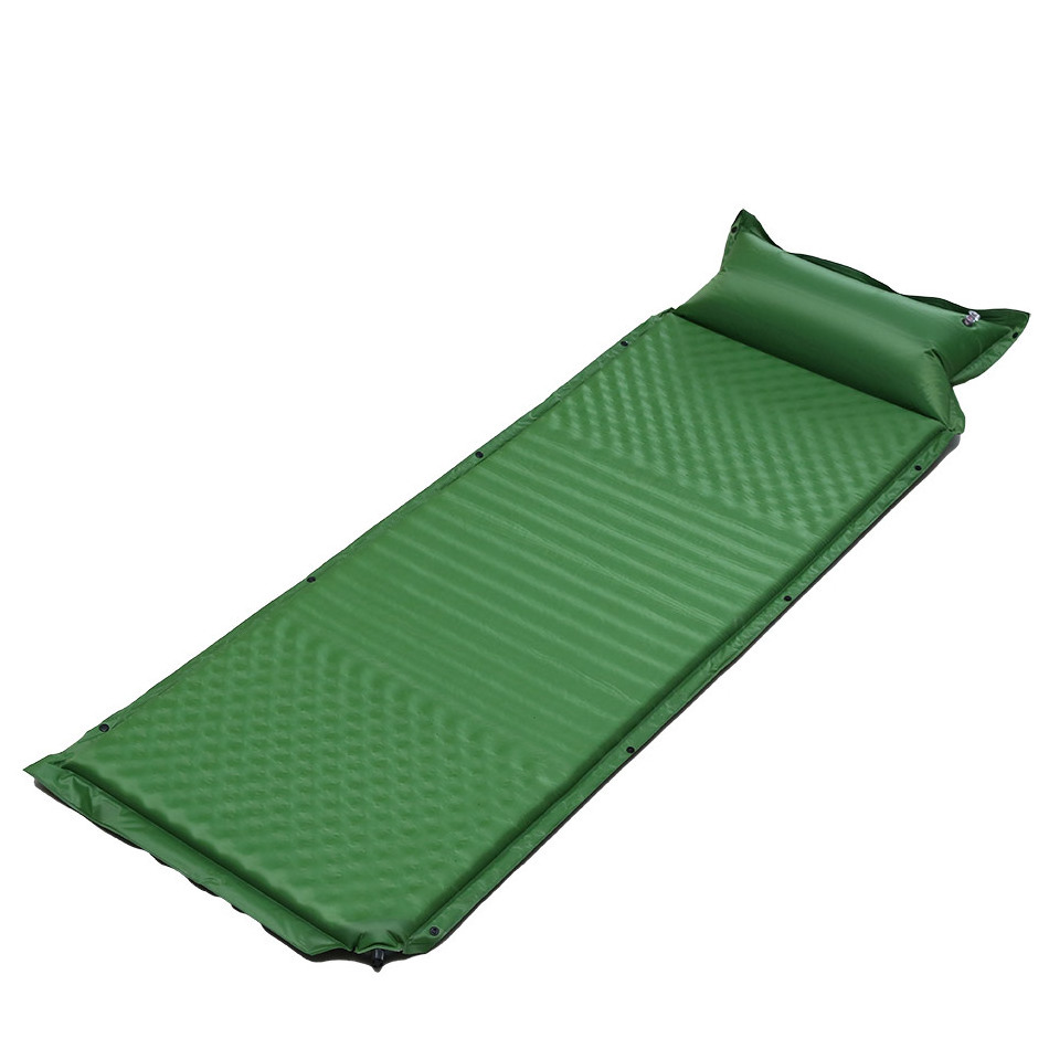 Self inflating lightweight foam camping sleeping pad mat