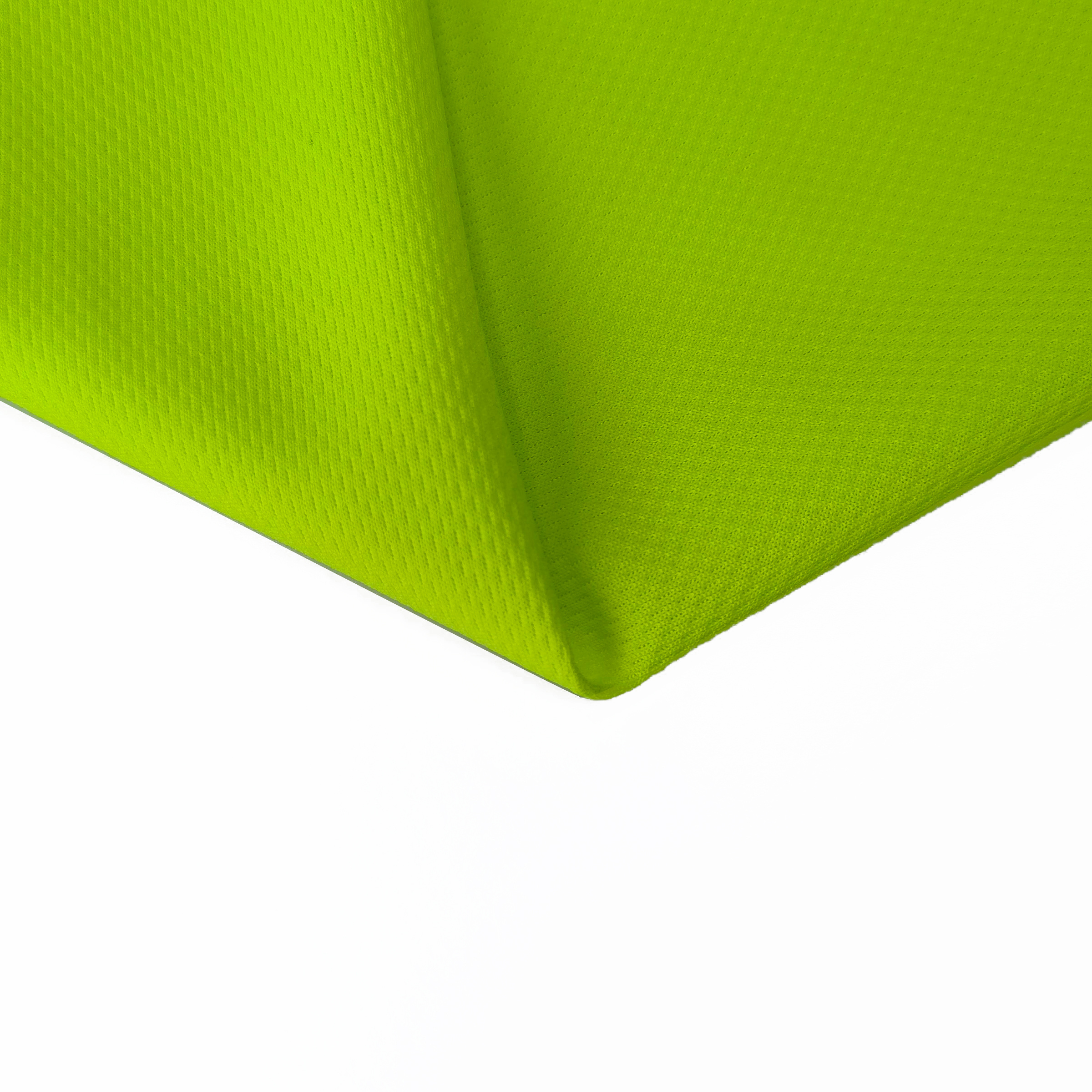 Factory Makes Stock Reflective Safty Vest Fabric Fluorescent Green Fabric Terylene Bird Eye Mesh Fabric