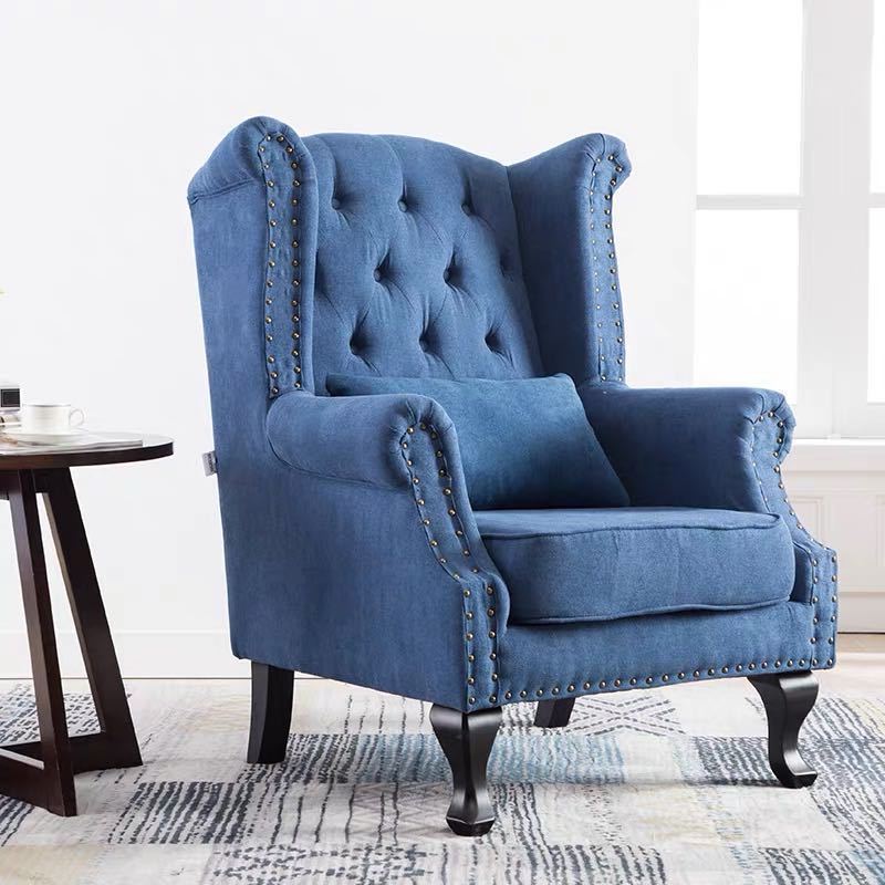 Chesterfield Queen Anne High Back Wing Chair armchair sofa chair