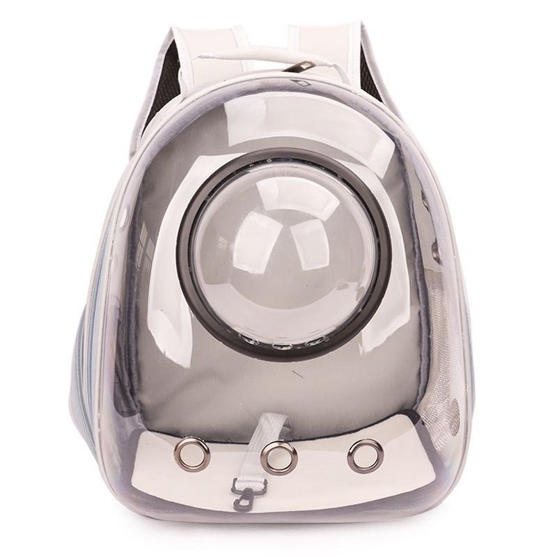 Panoramic transparent cat bag side open sunroof breathable backpack pet bag outdoor portable transparent portable pet backpack