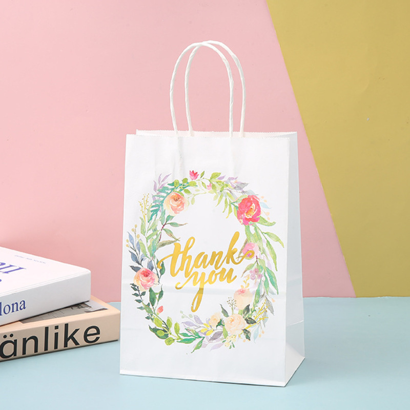 Holiday celebration Gift bag Wedding Party Store Shopping Mini paper  thank you bag custom packaging bags for clothing