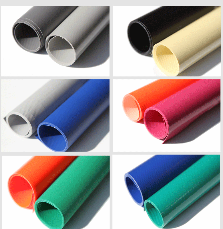 1000D/9x3 Fluorescent red PVC coated polyester mesh with welded hem NPFA701 Flame Retardant