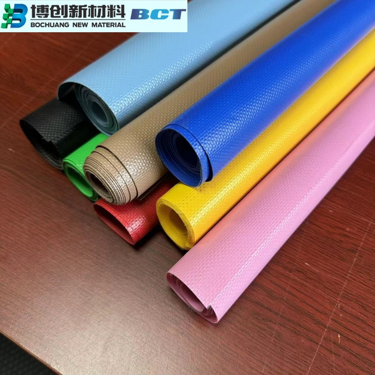 Made in China heavy duty 1000*1000D pvc waterproof stripe tarpaulin