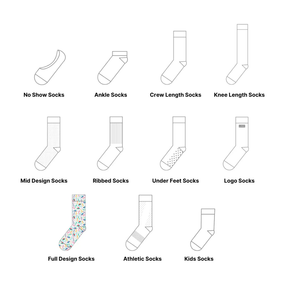 Uron high quality custom socks sports socks custom logo designer sports crew socks