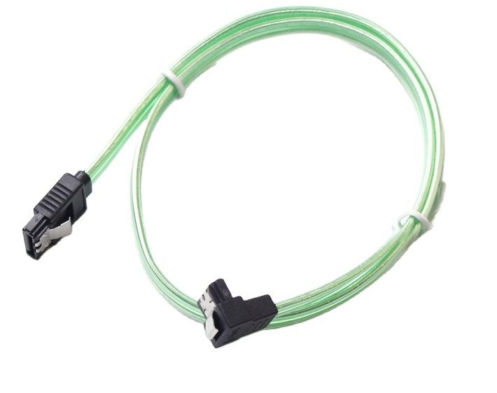 Hard disk data cable SATA 7pin hard cable straight to the curved serial disk data cable