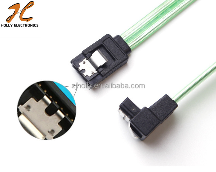 Hard disk data cable SATA 7pin hard cable straight to the curved serial disk data cable