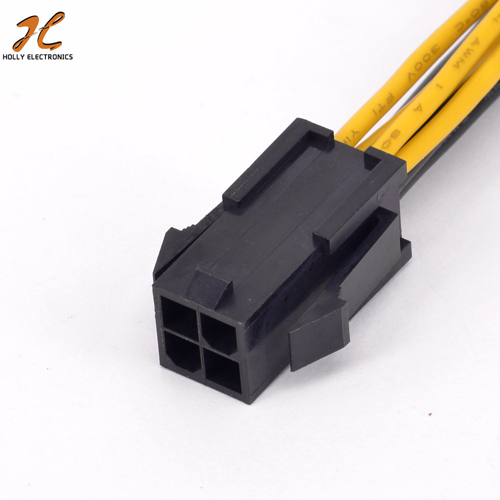 CPU 4Pin Female to 2 ways Male Port Power supply Cable Computer ATX 12V P4 1 to 2 Extension Conversion EPS Cable Y Splitter