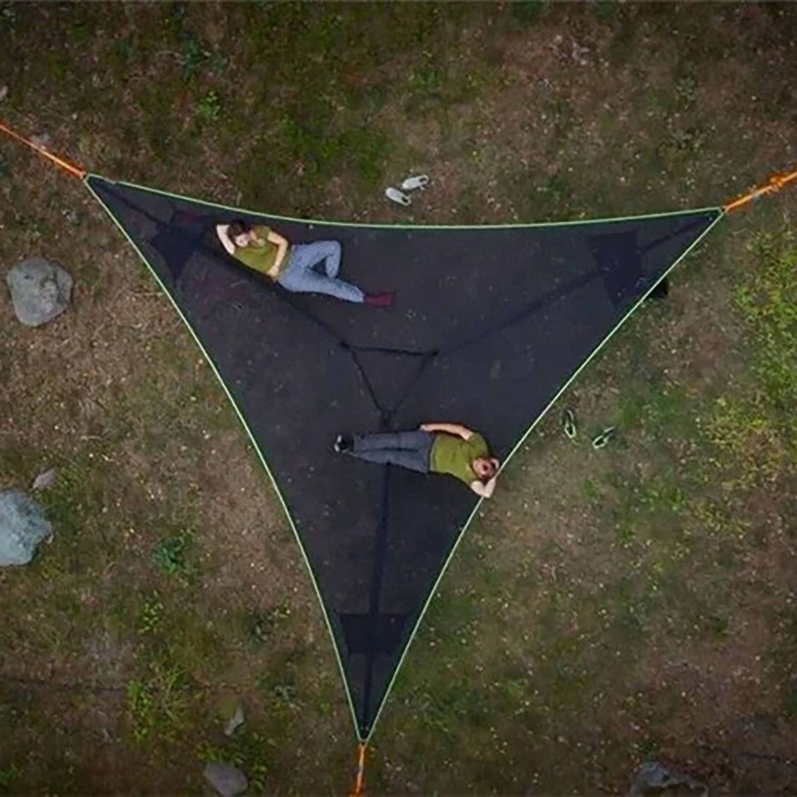 2.8x2.8m fast to shipping recreational outdoor Triangle Portable Camping Hammock