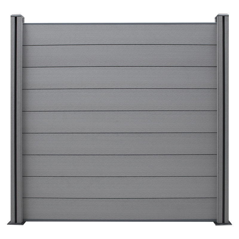 Factory Outlet Wood Plastic  Composite Fencing Panels Board Garden Used Material Outdoor Privacy WPC Wooden Fence