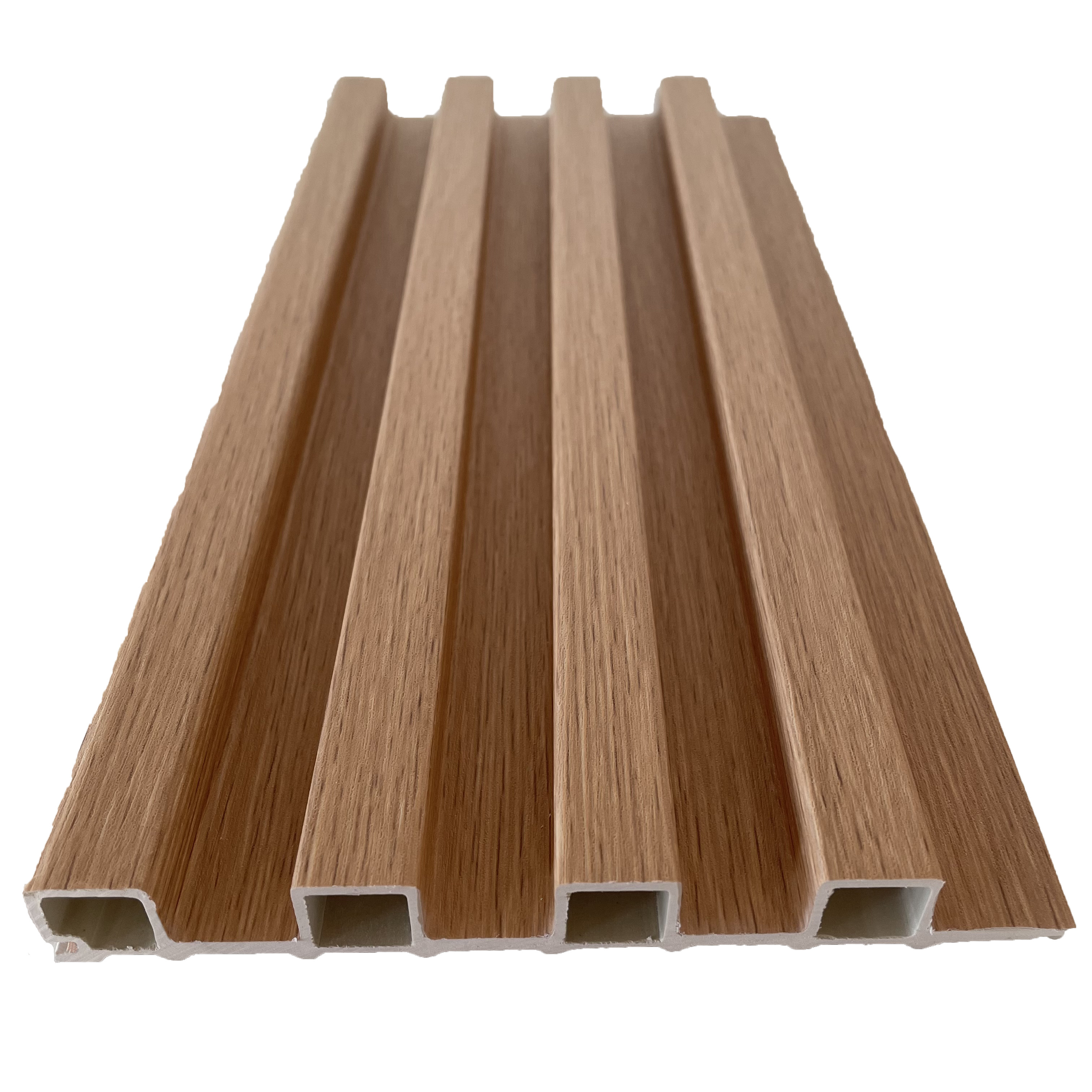 Wood Plastic Claading Laminate WPC Fluted Wall Panel in China WPC Cladding Wall Panel