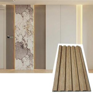 Wood Plastic Claading Laminate WPC Fluted Wall Panel in China WPC Cladding Wall Panel