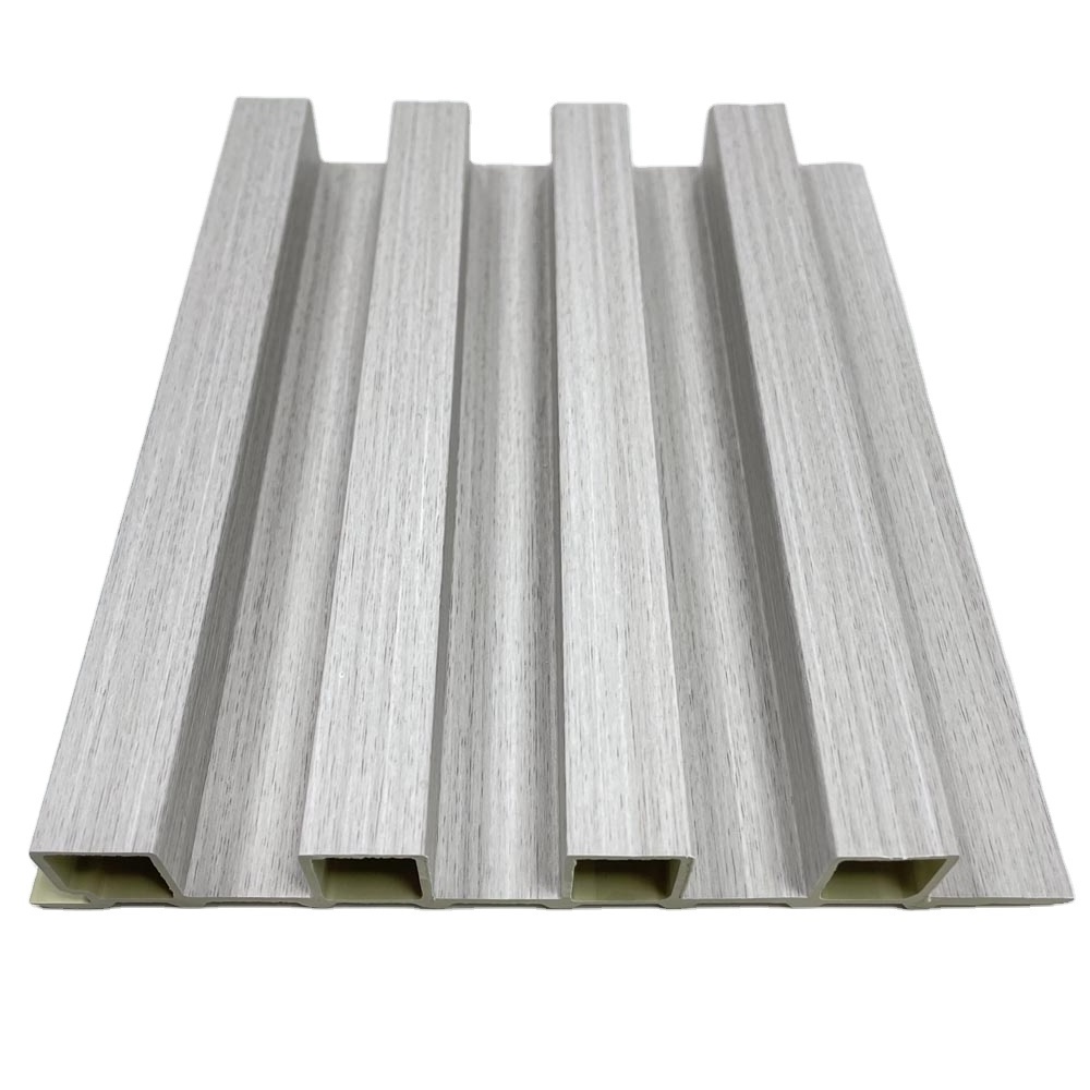 WPC Wainscot Wall Panels China Board WPC Fire Retardant Waterproof Fluted WPC Wall Panel Wall Cladding