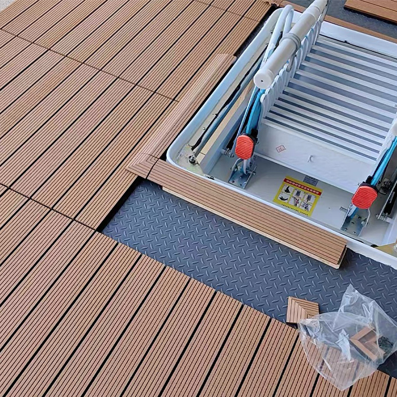 outdoor terrasse waterproof interlocking composite decking terrasse composite  wpc decking