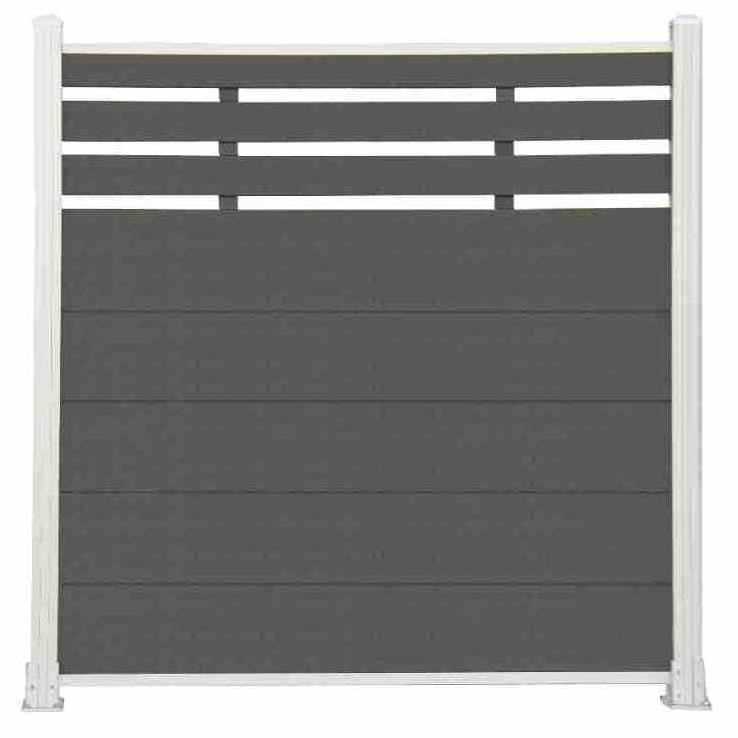 Factory Outlet Wood Plastic  Composite Fencing Panels Board Garden Used Material Outdoor Privacy WPC Wooden Fence