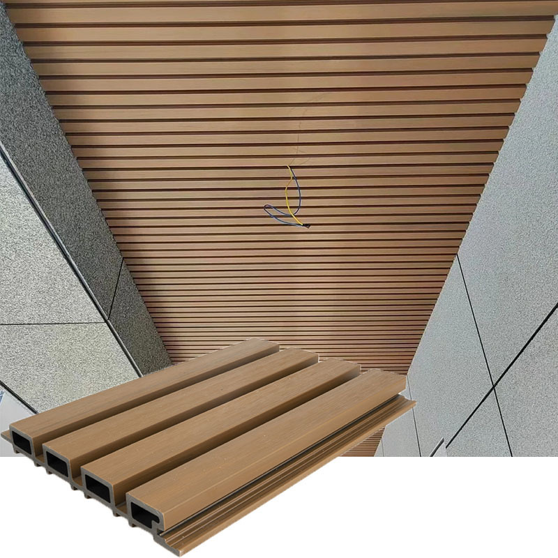 Outdoor Decorative Exterior WPC Wall Cladding Panel WPC Exterior Wall Panel