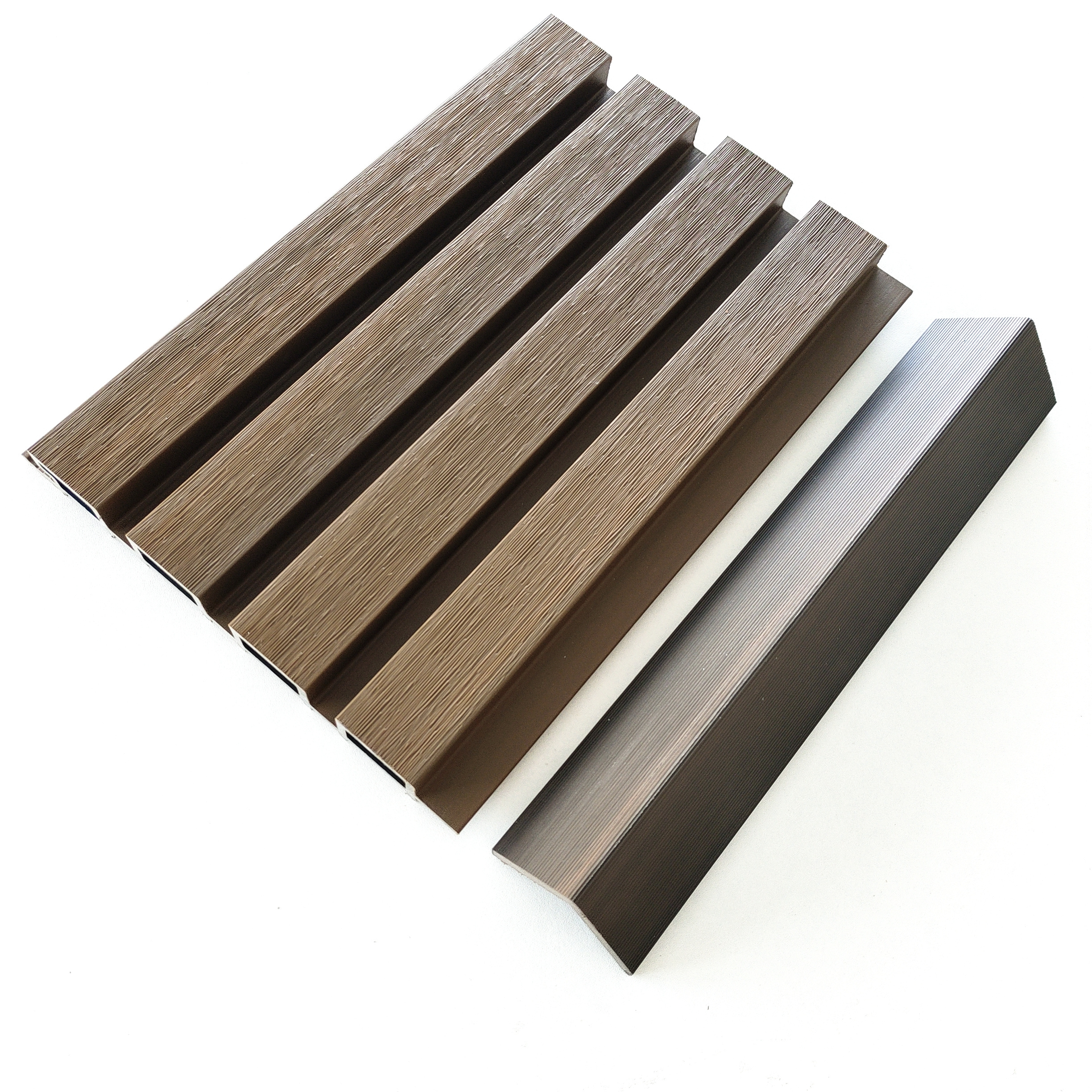 Waterproof Wood Plastic Wall Decor Exterior Siding Cladding WPC Wall Panel for Outdoor Villa Usage