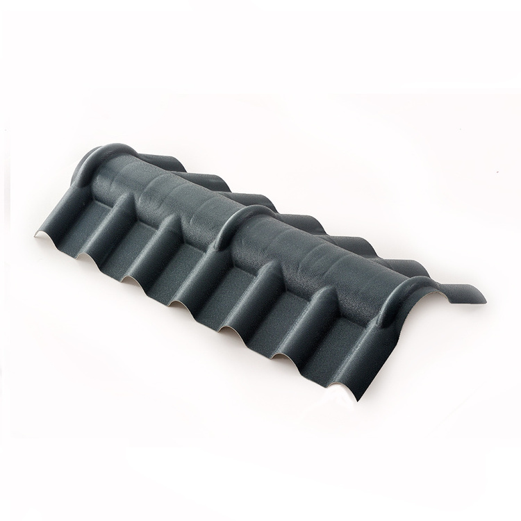 PVC roof accessories top ridge tile Plastic water proofingmaterialss for ASA Resin tile