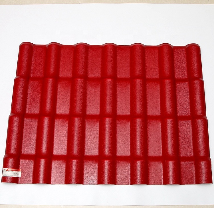 Popular new waterproof anti-corrosion wind resistant asa synthetic resin roof tile roof sheet