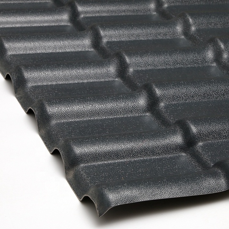 Popular new waterproof anti-corrosion wind resistant asa synthetic resin roof tile roof sheet