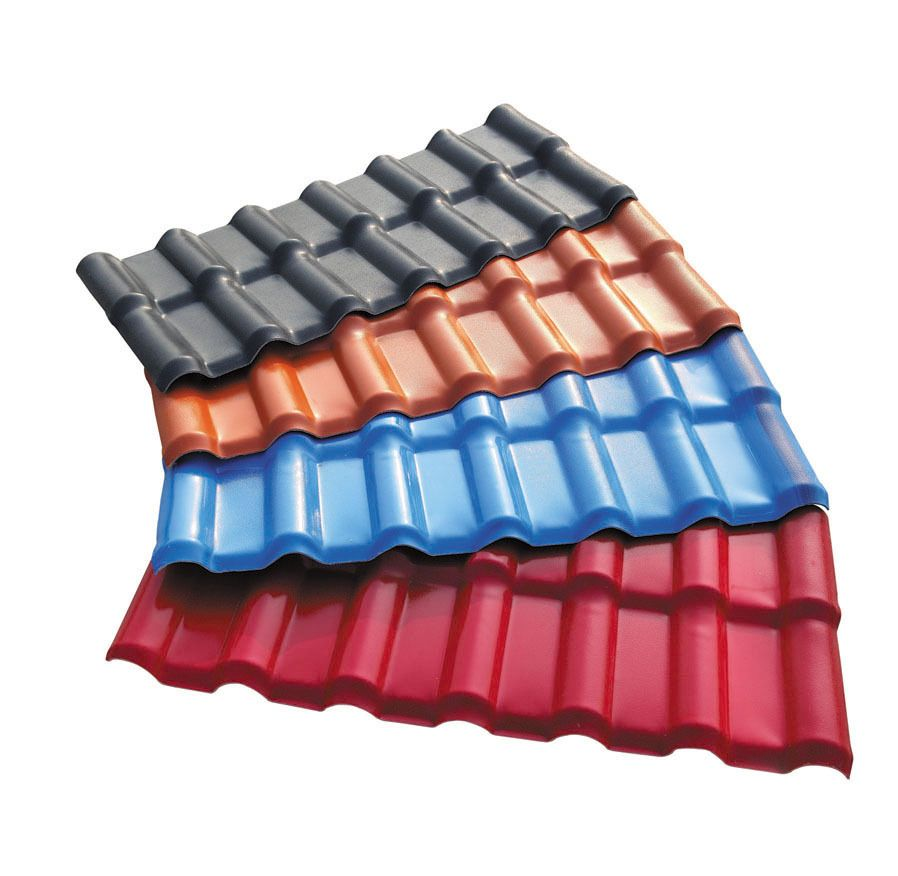 Heat product ASA synthetic Resin plastic spanish PVC roof tile color roof price philippines