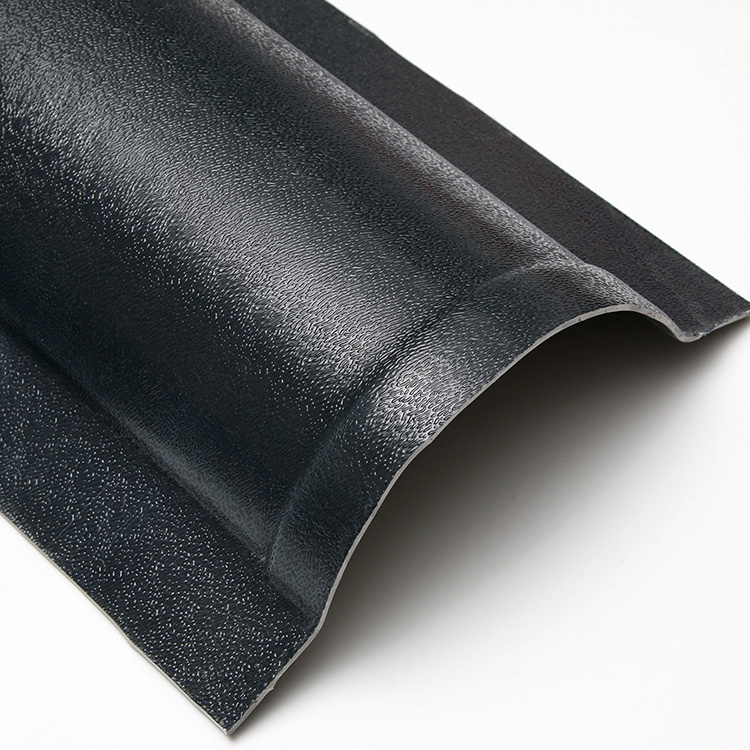 Asa resin accessories top ridge tile  roofing for synthetic roof